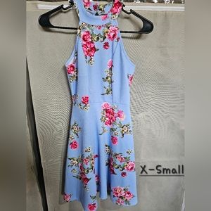 Flower print dress